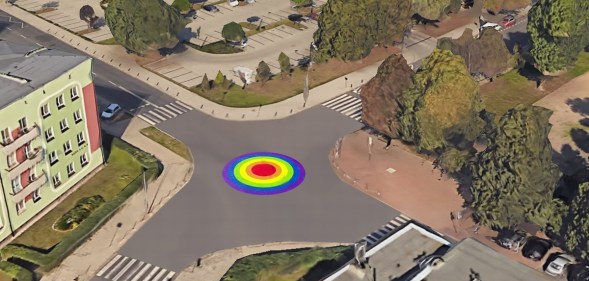 LGBT+ activists have launched a petition for Poland's 'first rainbow roundabout' in Szczecin. (Rainbow roundabouts and crossing are commonplace in sections of Europe. A way for city officials to make clear that LGBT+ citizens and tourists alike are welcome. (Mateusz Cyrulewski)