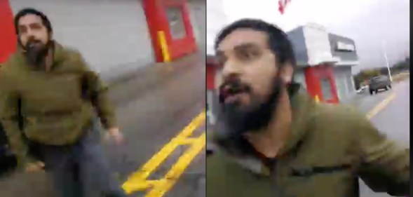 Umair Ahmed Qurashi was charged by York Police this week after allegedly hurling homophonic abuse at a gay man. (Screen capture via Facebook)