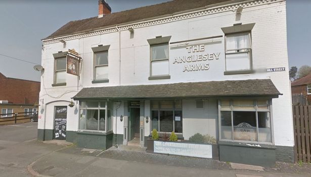 swastika inscribed on pub door