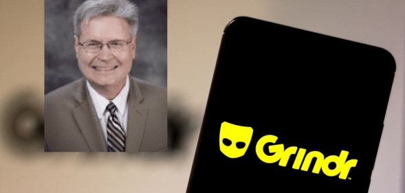 Church elder Barry Cole Poyner was arrested over solicitations on Grindr.