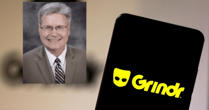 Church elder Barry Cole Poyner was arrested over solicitations on Grindr.
