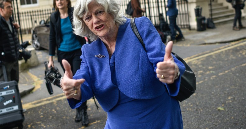 Ann Widdecombe. (Peter Summers/Getty Images)