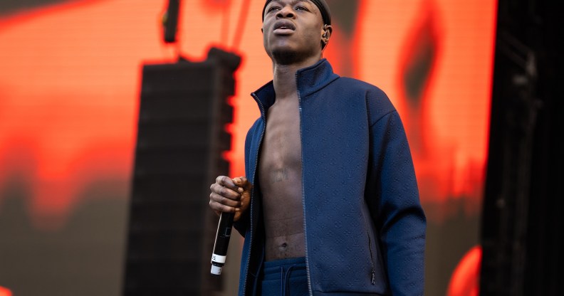 J Hus performs on stage during Wireless Festival 2019 on July 7, 2019 in London, England.