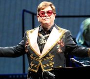 Elton John performing in Perth