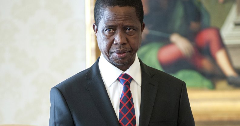 Edgar Lungu president of Zambia
