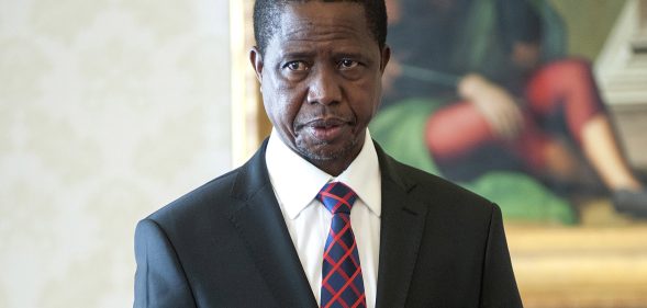Edgar Lungu president of Zambia