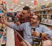 Gay couple engagement shoot Target