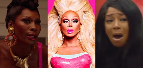 Elektra Abundance, RuPaul and Tiffany Pollard