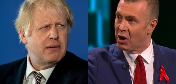 Boris Johnson and Adam Price