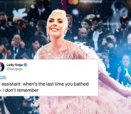 Ahead of fan's aggressive anticipation of her sixth album, Lady Gaga has alerted fans to the fact she struggles to recall the last time she bathed. Yeah. (FILIPPO MONTEFORTE/AFP via Getty Images)
