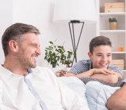 A father walked in on his son having sex with his "really good friend". (Stock photo via Elements Envato)