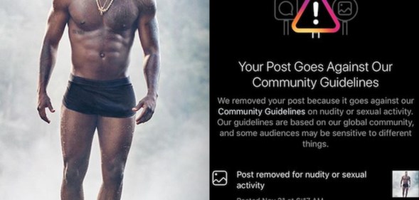 The rather risqué photograph of Jason Derulo was removed from Instagram, and he was in no way happy. (Instagram)