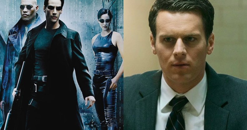Neo, Trinity and Morpheus from The Matrix / Jonathan Groff