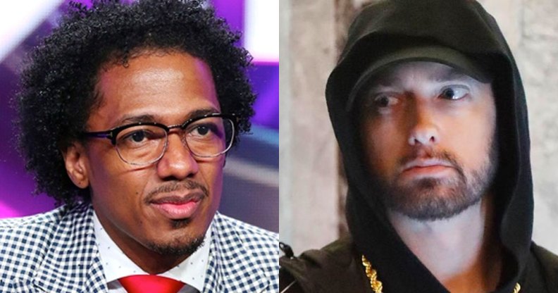 Nick Cannon and Eminem
