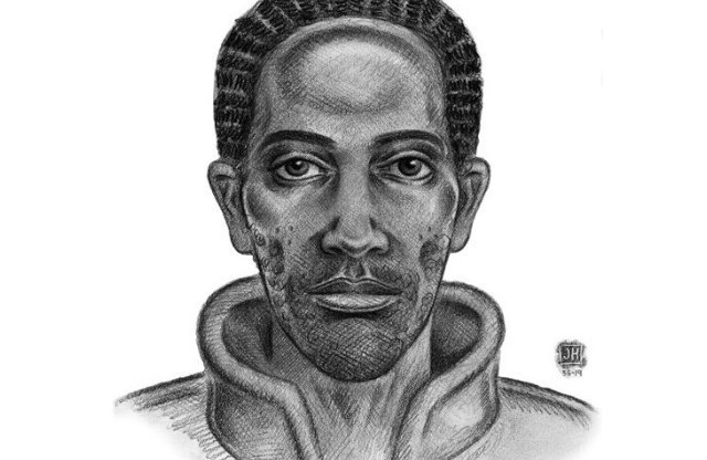 The New York Police Department released a sketch of the suspect