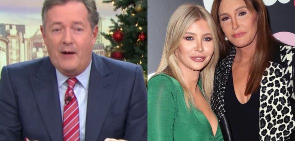 Piers Morgan, Caitlyn Jenner and Sophia Hutchins