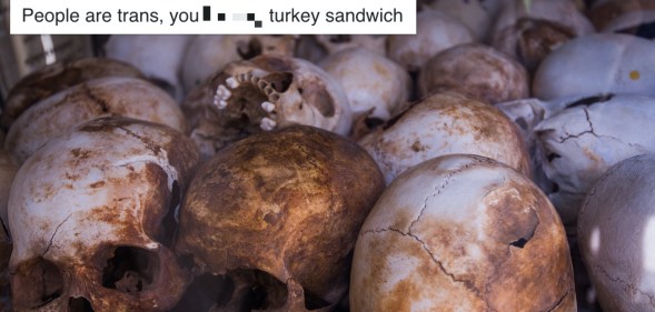 Scientists are stumped over a skeleton sexed as female found in an all-male Greek mountain, despite how trans people exist. (Stock photo via Elements Envato)