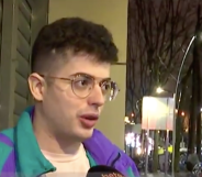 Gay man pepper sprayed at point blank range for holding hands with man