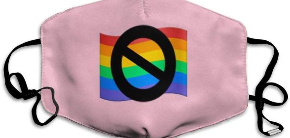 Amazon swiftly removed the 'anti-Pride' eye mask for failing to meet company guidelines. (Amazon)