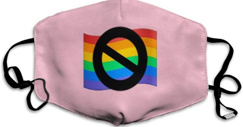 Amazon swiftly removed the 'anti-Pride' eye mask for failing to meet company guidelines. (Amazon)