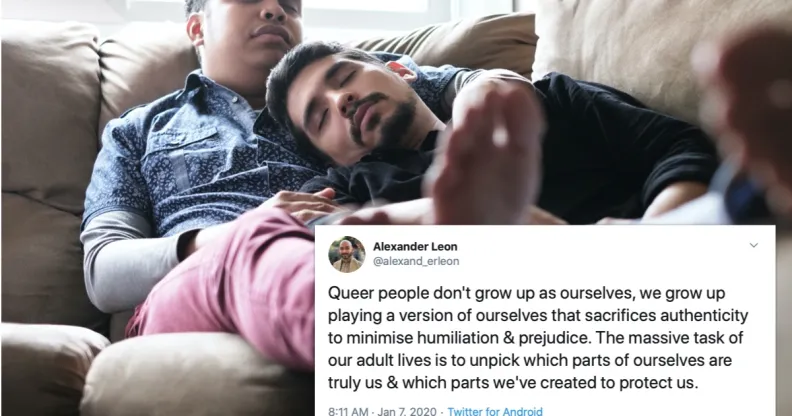 An activist made a moving series of tweets about what it means to grow up queer, and no, you're crying now, OK. (Stock photo via Elements Envato)