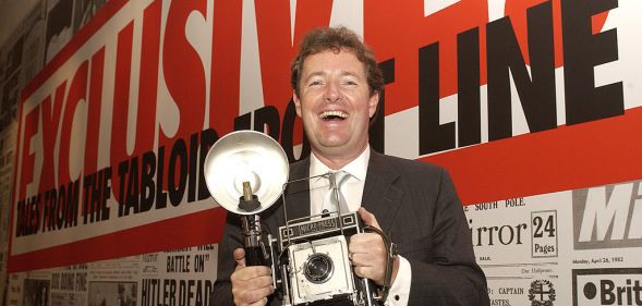 Piers Morgan penned the article after EastEnders' first gay kiss