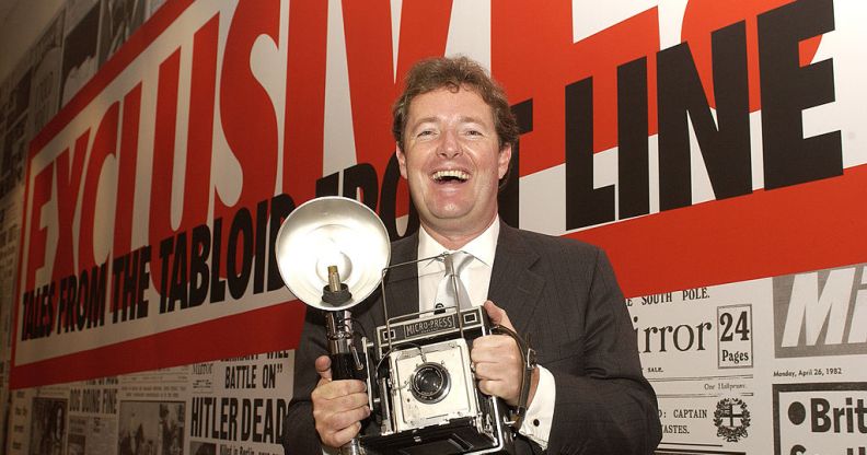 Piers Morgan penned the article after EastEnders' first gay kiss