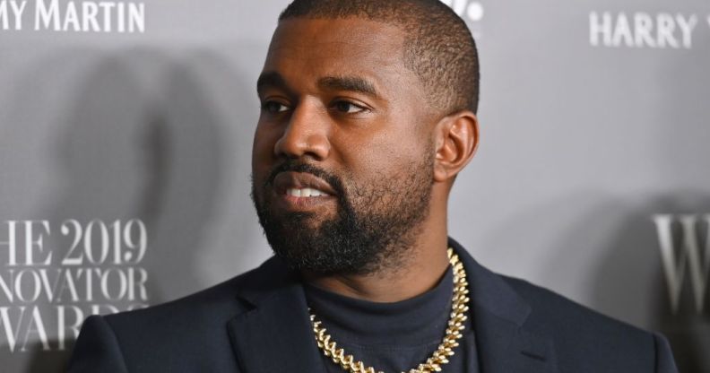 US rapper Kanye West