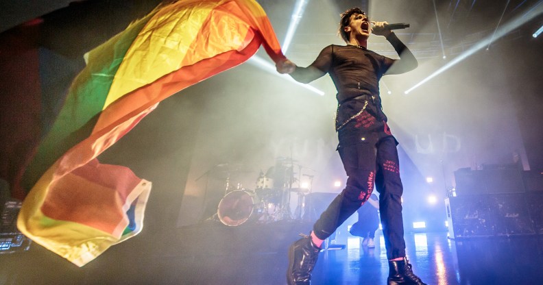 Yungblud performs on stage at Fabrique Club on November 2, 2019 in Milan, Italy.