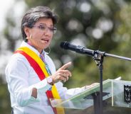 Lesbian Columbia mayor of Bogota Claudia Lopez