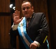 Guatemala swears in homophobic new president who's staunchly against marriage equality and LGBT rights