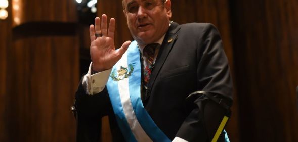 Guatemala swears in homophobic new president who's staunchly against marriage equality and LGBT rights