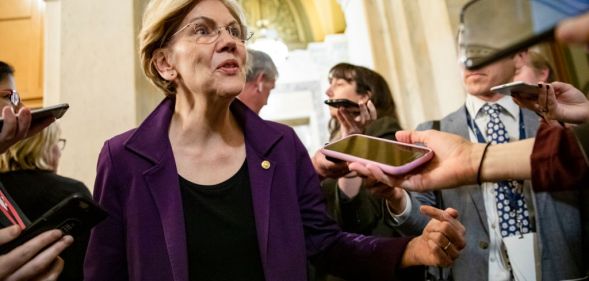 Democratic Presidential Candidate Senator Elizabeth Warren