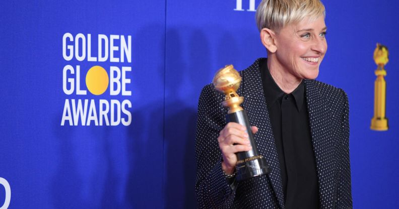 Ellen DeGeneres Carol Burnett Award Golden Globes