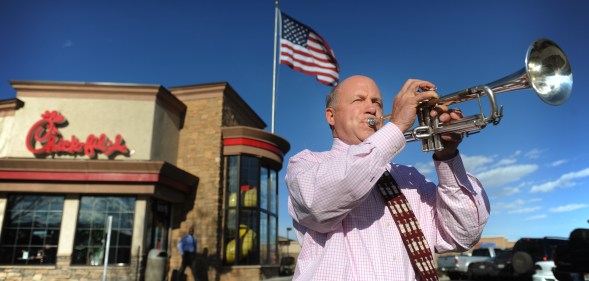 Chick-fil-A president Dan Cathy, son of the chain's founder Truett Cathy