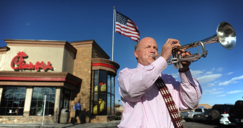 Chick-fil-A president Dan Cathy, son of the chain's founder Truett Cathy