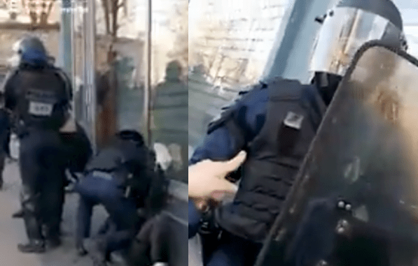French police filmed beating HIV-positive man at yellow vests protest