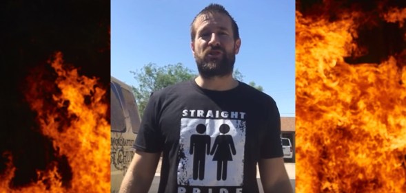 Faithful Word Baptist Church pastor Steven Anderson has claimed that the catastrophic bushfires in Australia are down to officials blocking him from entering. (Brett Hemmings/Getty Images)