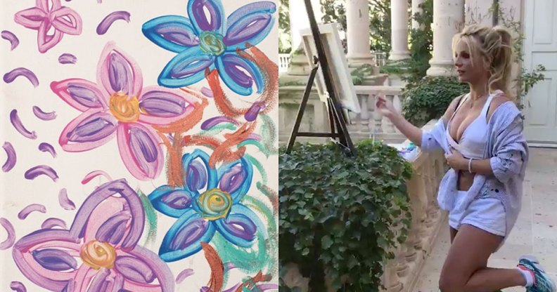 Britney Spears painting