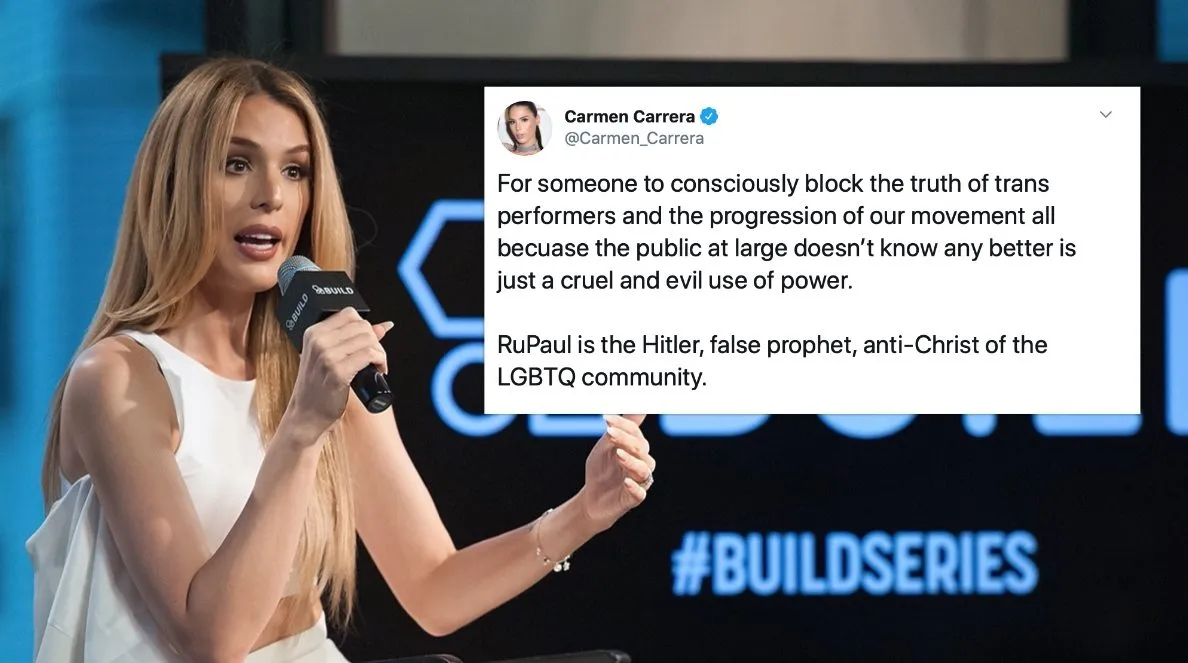 Drag Race star Carmen Carrera: 'RuPaul is the Hitler of the LGBTQ community'