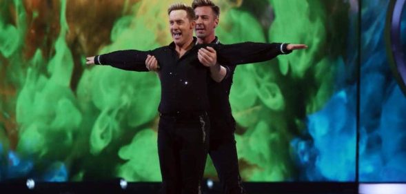 Steps singer Ian H Watkins same-sex Dancing on Ice routing with skater Matt Evers