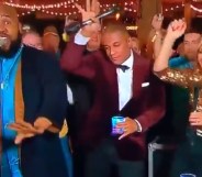 CNN anchor Don Lemon celebrated New Year's Eve in style