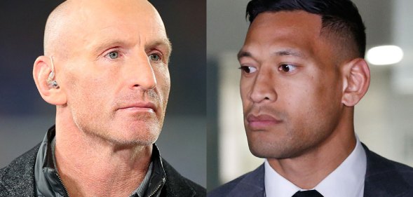 Gareth Thomas and Israel Folau