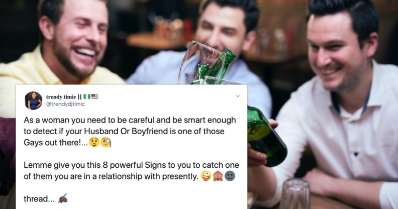 A Twitter thread has gone viral for setting the standard of homophobia for years to come. (Stock photo via Elements Envato)