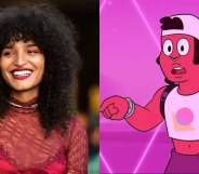 Indya Moore and their Steven Universe: Future character Shep