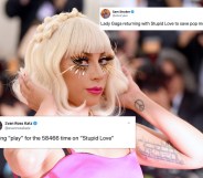 Lady Gaga fans were sufficiently gagged after a leak of her new song, 'Stupid Love', leaked. (Jamie McCarthy/Getty Images)