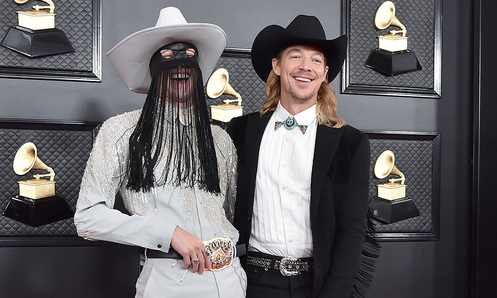 Diplo brought Orville Peck as his Grammys date after meeting 'in the DMs'