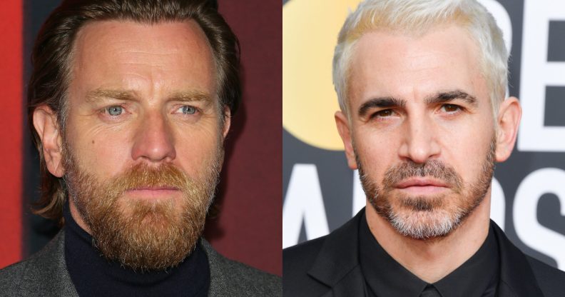 Ewan McGregor (L) and Chris Messina said their characters in Birds of Prey are 'likely' gay. (Baptiste Lacroix/WireImage/George Pimentel/WireImage)