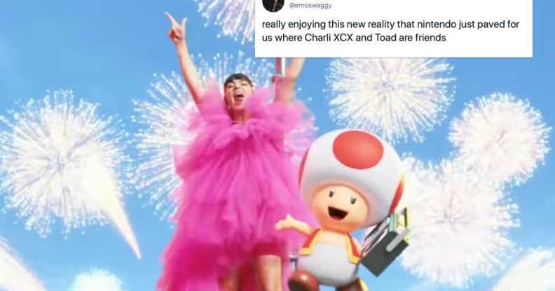 Nintendo and Charli XCX collaborated fora song that has, finally, pushed the gay community into madness. (Screenshot via YouTube)
