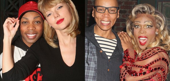 Todrick Hall with Taylor Swift and RuPaul